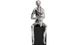 CentrMebel | Скульптура Saxophone Player Silver(серебряный) 3