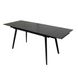 CentrMebel | Hugo Lofty Black стіл розкладний кераміка 140-200 см (чорний) 6