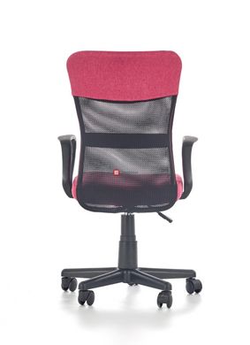 CentrMebel | Кресло офисное TIMMY (розовый/черный) 3