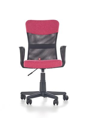 CentrMebel | Крісло офісне TIMMY (рожевий / чорний) 4