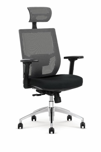 CentrMebel | Крісло офісне ADMIRAL (чорний / сірий) 1