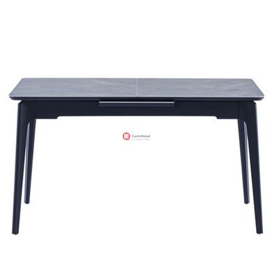CentrMebel | Стол обеденный раздвижной керамический BERLIN CERAMIC 140(180)х80 (серый мрамор) 2