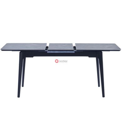 CentrMebel | Стол обеденный раздвижной керамический BERLIN CERAMIC 140(180)х80 (серый мрамор) 3