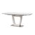 CentrMebel | Ravenna Matt White стол раскладной 120-160 см (белый) 1