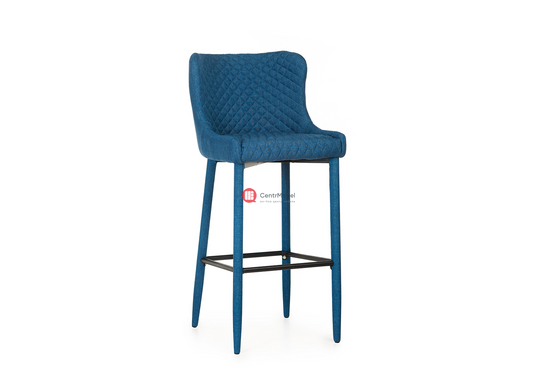 CentrMebel | Барный стул B-120 (синий) 1