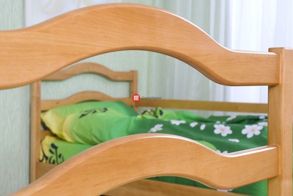 CentrMebel | Дитяче ліжко "Софія" з захисною перегородкою від стіни, без шухляд 2