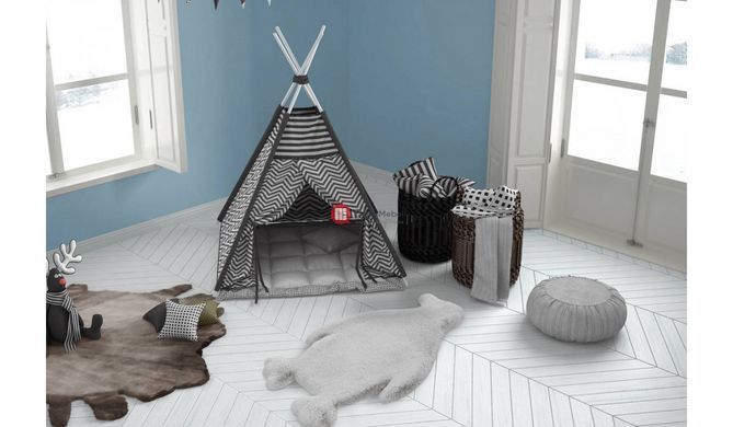 CentrMebel | Килим Lovely Kids Penguin Grey/Blue 52x90 2