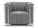 CentrMebel | Кресло для отдыха VOGUE 1 VELVET (серый) 4