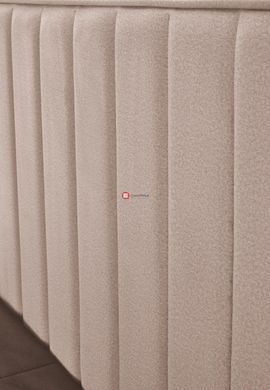 CentrMebel | Двоспальне ліжко в тканині з підйомним механізмом ASENTO 160x200 (бежевий) 9