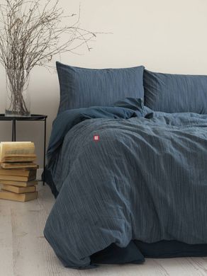 CentrMebel | Комплект постельного белья 200x220 LIMASSO MOZAIK DRESS BLUE 1