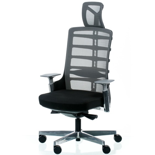 CentrMebel | Кресло офисное SPINELLY BLACK/METALLIC Teсhnostyle Черный 1