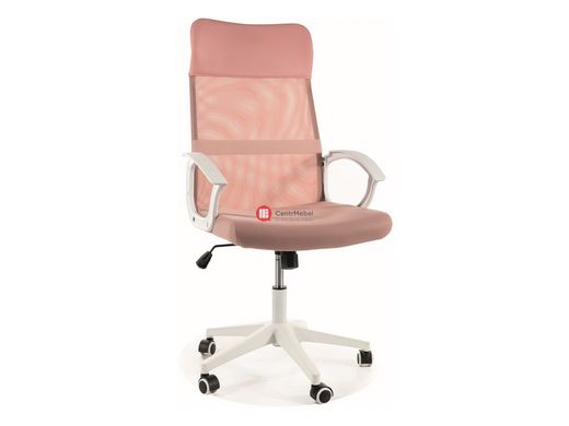 CentrMebel | Крісло офісне обертове Q-026 рожевий 1