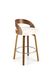 CentrMebel | Барний стілець H110 (кремовий) 13