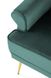 CentrMebel | Крісло для відпочинку SANTI (темно-зелений/золотий) 8