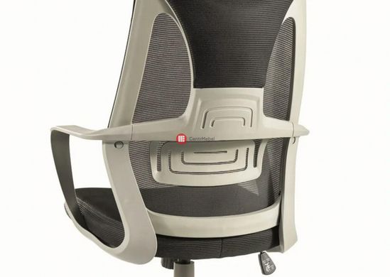 CentrMebel | Кресло офисное для персонала Q-095 (серый) 7