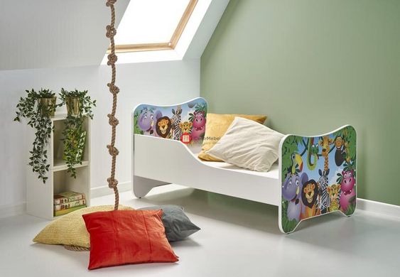 CentrMebel | Ліжко дитяче HAPPY JUNGLE (різнокольоровий) 1