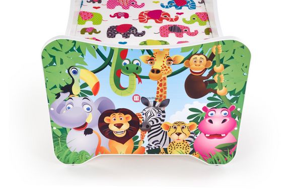 CentrMebel | Кровать детская HAPPY JUNGLE (разноцветный) 3