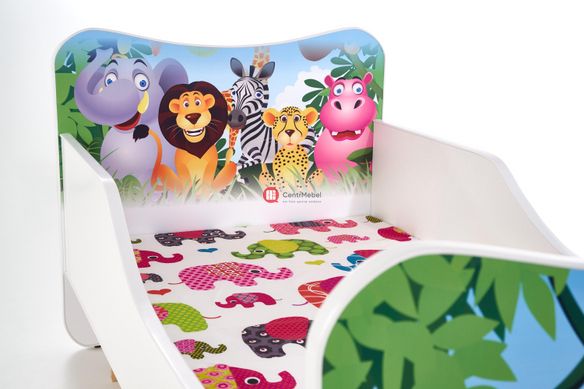 CentrMebel | Кровать детская HAPPY JUNGLE (разноцветный) 2