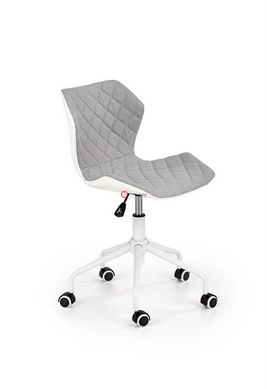 CentrMebel | Офисное кресло MATRIX 3 (серый / белый) 1