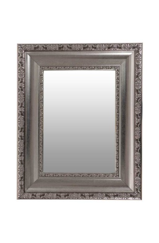 CentrMebel | Настенное зеркало Foster S125 Silver/Grey (серебряный серый) 1