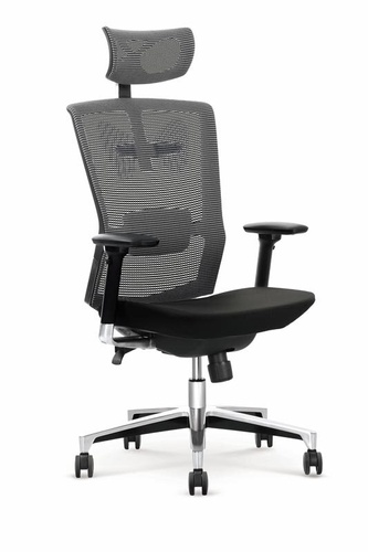 CentrMebel | Кресло офисное AMBASADOR (черный/серый) 1