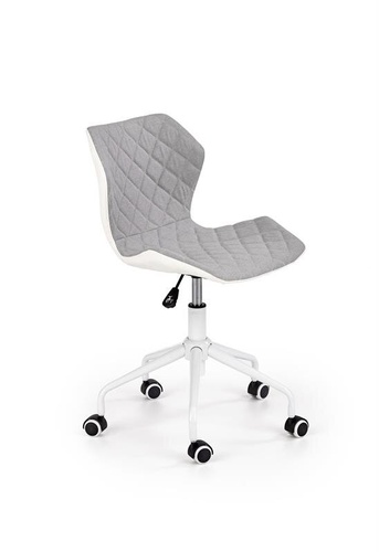 CentrMebel | Офісне крісло MATRIX 3 (сірий / білий) 1