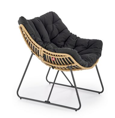 CentrMebel | Крісло для відпочинку WHISPER (чорний) 2