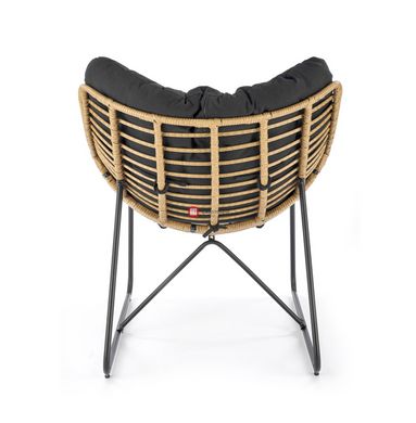 CentrMebel | Крісло для відпочинку WHISPER (чорний) 7