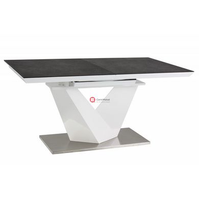 CentrMebel | Стол обеденный Alaras II 120x80(180) Серый 2