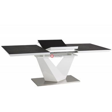 CentrMebel | Стіл обідній Alaras II 120x80 (180) Сірий 3