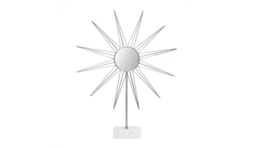 CentrMebel | Скульптура Sun MK387 White/Silver (білий; срібний) 1