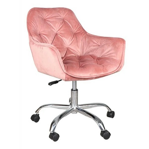 CentrMebel | Кресло офисное Q-190 VELVET розовый 1