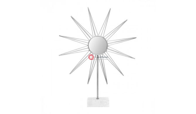 CentrMebel | Скульптура Sun MK387 White/Silver(белый; серебряный) 1