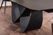 CentrMebel | Стол обеденный раскладной керамический INFINITY CERAMIC 160(240)х95 (черный мрамор) 12