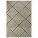 CentrMebel | Килим Milano Space 01 з просоченнями 160х230 (бежевий; чорний) 3