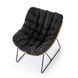 CentrMebel | Крісло для відпочинку WHISPER (чорний) 12